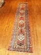Handmade Antique Iranian Heriz Rug 3'2"x13'