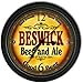 Beswick 's Beer and Ale Black Cascading Pub Style Wall Clock Image