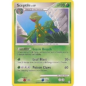 Pokemon Platinum Arceus Single Card Sceptile #30 Rare