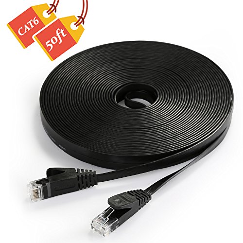Celercable network cable cat6 50 feet with snagless rj4…