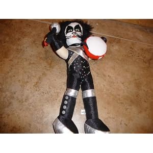 Kiss Peter Criss with drum Plush doll 15 by 
