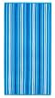 Portsmouth Blue Stripe by Cotton Craft - Terry Jacquard Beach Towel 30x60 - 400 grams 100% Pure Ringspun Cotton - Brilliant intense vibrant colors - Highly absorbent easy care machine wash - Use for picnic poolside or as a colorful bath towel