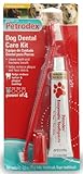 Image Petrodex Dog Dental Care Kit, Poultry Toothpaste with 2 Toothbrushes
