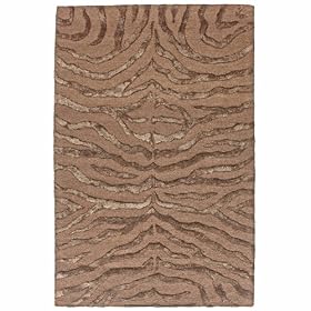 Zebra Print Area Rugs Animal Skin 8x10 Brown Burgundy