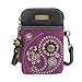 Chala Dazzled Paisley Cellphone Crossbody Handbag