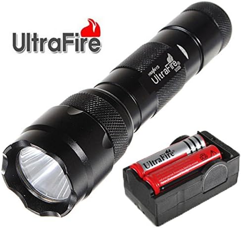 Ultrafire WF-502B CREE XM-L2 1000LM 5modes LED Flashlight Suit