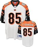 Chad Johnson White Reebok NFL Premier Cincinnati Bengals Jersey