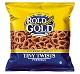 Rold Gold Pretzels, Classic Tiny Twists, 0.5-Ounce Fun Size Packages (Pack of 120)