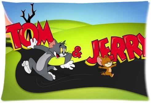Fan Create Tom and Jerry Custom Zippered Pillow Cases 20x30 (Twin sides)