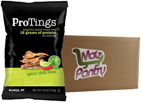 ProTings Spicy Chili Lime Protein Chips 4oz - Box of 4