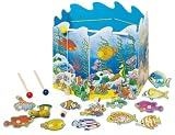 Goki 56884 - Angelspiel mit Magnet, 19-teilig - Goki