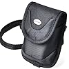 Mantona "Style" schwarz Tasche Kameratasche mit G�rtelschlaufe und Schultergurt F�r -- Panasonic Lumix DMC DMC FS50 XS1 SZ3 -- Canon IXUS 125 132 135 140 240 HS PowerShot A2300 A2500 -- Olympus VG-130 VG-160 TG310 -- Nikon Coolpix S2700 S3300 S3500 -- Sony Cybershot DSC WX1300 WX200 WX80 -- Samsung DV300F DV150F ST77 -- Casio Exilim EX-ZS20 (weitere: Siehe Produktmerkmale)