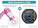 Sports Hair Ties from ‘her,doo – A Must for Swimming and Exercising – Great Gift for Swimmers and Workout Enthusiasts – Assorted Sizes – Various Colors to Choose From! (Millennium)
