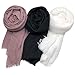 Axe Sickle Scarf Wrap Shawl 3PCS Cotton Hemp Soft Outdoor Beach for All Seasons Wrap Women Wrap Shawls Sunscreen Stylish Scarf Lightweight Warm Big Head Scarves Mixed Color Series E.