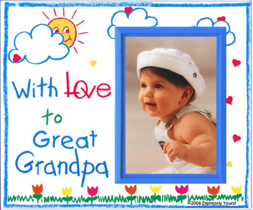 Childrens Toyshop  Toys : With Love to Great Grandpa! - Picture Frame Gift