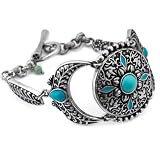 Lucky Brand Etched Metal Flex Bracelet, 7.5