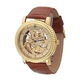 Yves Camani Herrenuhr Skelet Automatik Gold/Braun YC1019-B