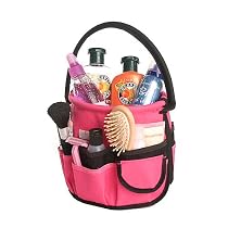 Stuff Bucket Tote - Hot Pink Shower Caddy with Black Trim by Neatnix