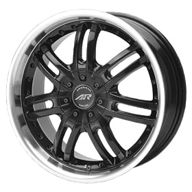 American Racing Haze AR363 Gloss Black Wheel with Machined Lip (18x7.5"/5x108mm)