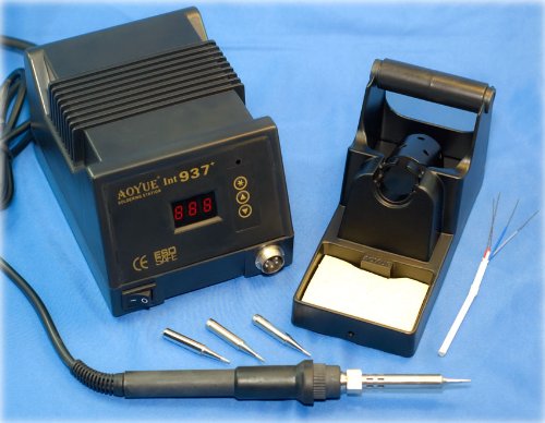 Aoyue 937+ Soldering System With 3 Bonus Iron Tips