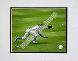 Juan Pierre 2008 Fielding Action Double Matted 8O x 10O Photograph (Unframed)