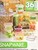 Snapware-Snap N Serve Stainproof Food Storage , 36 Piece Set