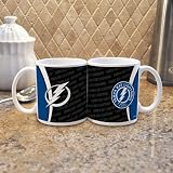 NHL Tampa Bay Lightning 11-Ounce White Silhouette Mug (2 Pack)