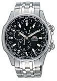 Orient Men's World-Time Black Automatic Watch #CEY04001B