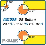 Moeller Marine Waste Tank (25-Gallon)