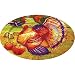 Festive Turkey Plastic 19 3/4in x 15 1/2in Oval Platter