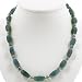 EXP Handmade Serpentine & Silver Necklace
