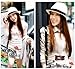 Bigood® Women Fedora Trilby Beach Sun Pp Braid Straw Panama Hat