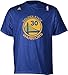 adidas Stephen Curry Golden State Warriors Youth Boys Blue Gametime Player Shirt