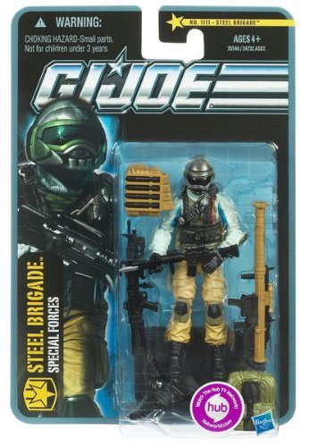  G.I. Joe Pursuit of Cobra 3 3/4 Inch Action Figure Steel Brigade Special Forces