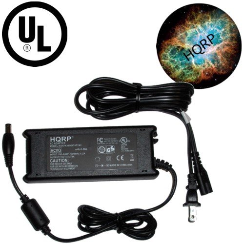 HQRP Laptop / Notebook AC Adapter / Charger / Power Supply Cord for Compaq Presario CQ60-202US CQ60-203NR CQ60-204NR Replacement 90W + HQRP Coaster