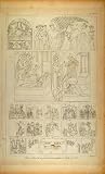 1845 Antique Engraving Greek Religious Fresco Painting - Original Copper Engraving