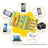 iHuniu&reg; 38 in 1 Premium Screwdriver Set Repair Tool Kit Fix Iphone/laptop/smartphone/macbook/xbox with Case