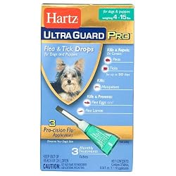 Hartz 4-15-Pound UltraGuard Pro Drops For Dogs