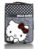 Hello Kitty Black & White Polka Dot Roll On Luggage