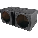 New- ATREND-XLINE TL-12DV ATRENDTM SERIES DUAL SLAMMER VENTED DIVIDED ENCLOSURE WITH BED LINER FINISH (12)