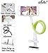 Gooseneck Cell Phone Clip Holder -360 Degree Full-Angle Flexible Long Arms Cell Phone Clip Holder Cell Phone Stand,Universal Lazy Bracket for iPhone Samsung Note Galaxy in Bedroom, Office, Bathroom, Kitchen,Desktop,Green