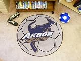Akron Zips Soccer Ball Floor Rug Mat