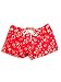 Verona - Little Girls Board Short, Pink with White Seashells