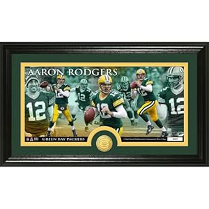 Aaron Rogers Bronze Coin Panoramic Photo Mint from The Highland Mint