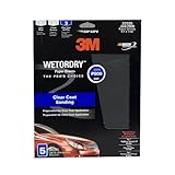 3M Imperial Wetordry Sheet, 9 in x 11 in, Grade 800, Pack of 5 Sheets