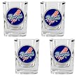 Los Angeles Dodgers MLB 4pc Square Shot Glass Set by Great American Products