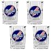 Los Angeles Dodgers MLB 4pc Square Shot Glass Set by Great American Products