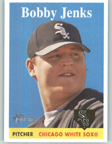 2007 Topps Heritage #359 Bobby Jenks - Chicago White Sox (Baseball Cards)