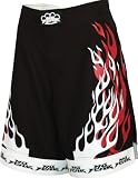 No Fear Fight Thai Flame Black Fight & Board Shorts (Size=32)