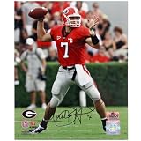 NCAA Georgia Bulldogs #7 Matthew Stafford Autographed 8'' x 10'' Portrait Photograph